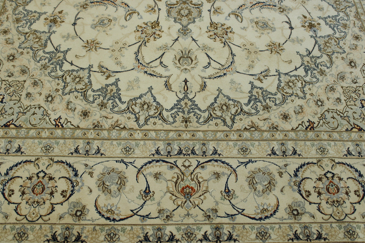 Full view of Traditional Super Fine Nain rug