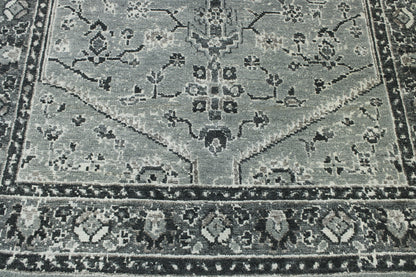 Full view of Tribal Heriz Design rug