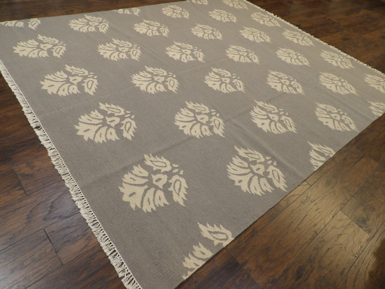 Full view of Coastal Flat Weave Indoor/Outdoor Beach rug