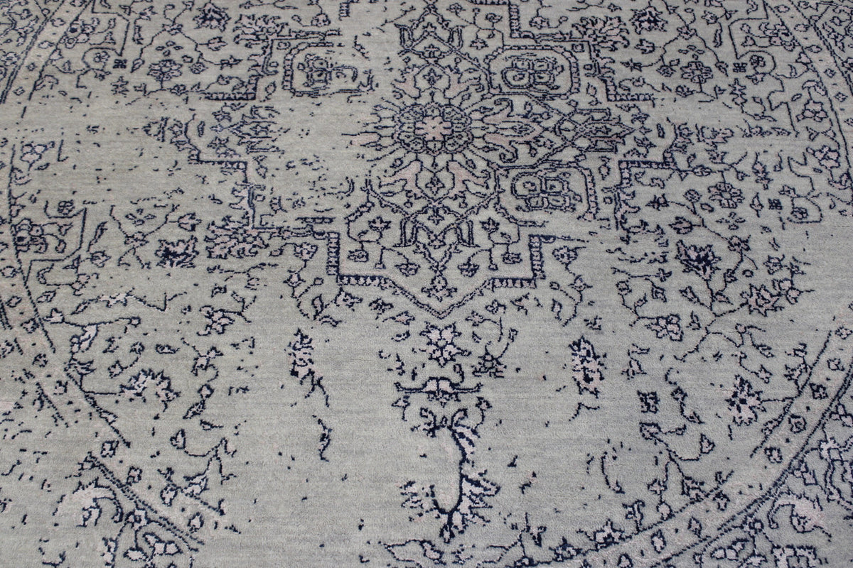 Modern Abstract Broken Design rug corner detail