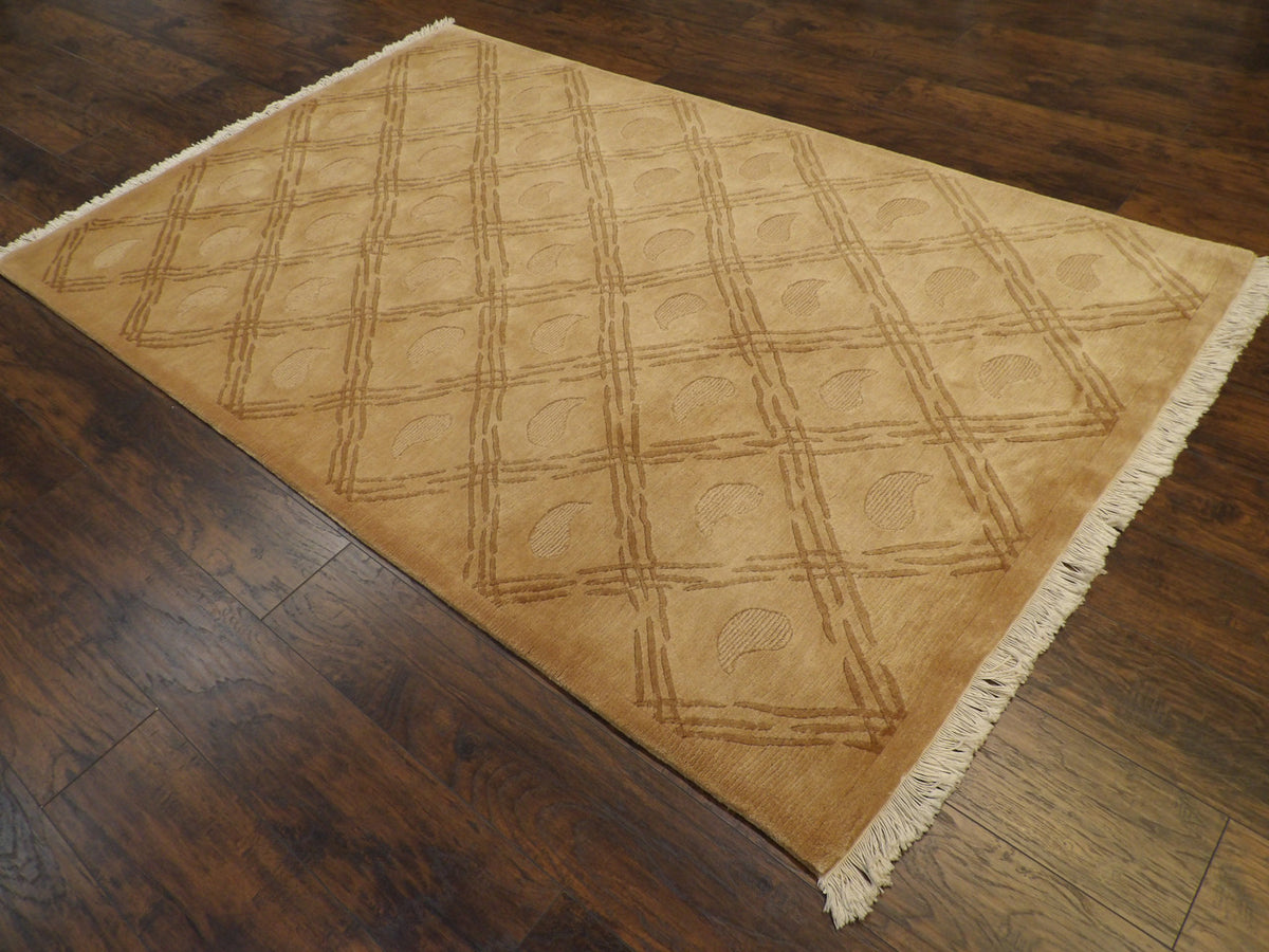 Full view of Tibetan Loop Diamond Design rug