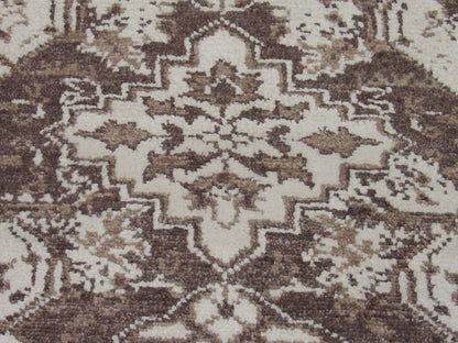 Back of Oushak hand-knotted rug