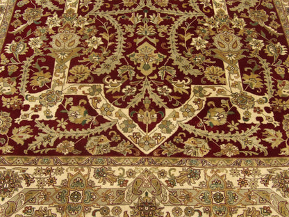 Fine Persian Haji Jalili rug border detail