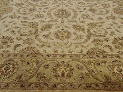 Fine Kashan Tie Dye 9'0"x12'0" Hand-knotted Rug -w297
