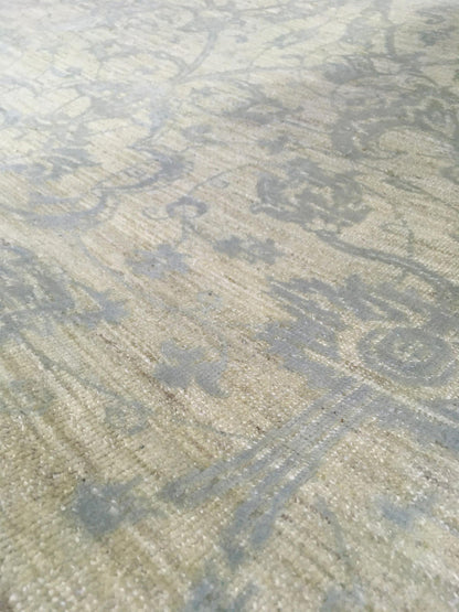 Fine Transitional Khotan Oushak Wool Hand Knotted Rug 3'00''x5'01''  - AR34110