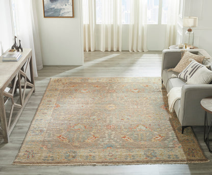 Transitional Hand Knotted Rug Wool - KLL7570