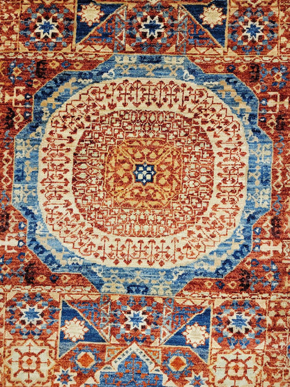 Farahan Mamluk Design Wool Hand Knotted Rug 2'08''x9'07''  - AR77042