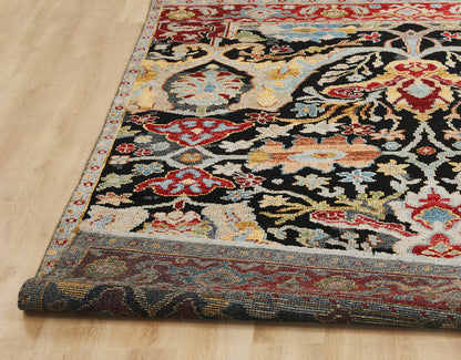 Transitional Hand Knotted Rug Wool & Silk - KAM10110
