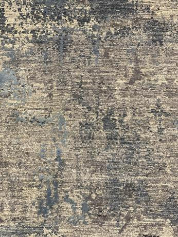 Fine Abstract  Silk and Wool Hand Knotted Rug 7'10''x9'07''  - AR83896