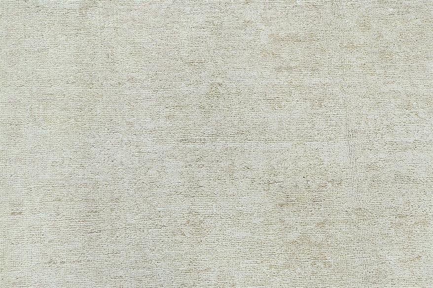 Ivory 3'1" x 11'0" Oushak Chobie Hand knotted Wool Rug - Sku: ART92695
