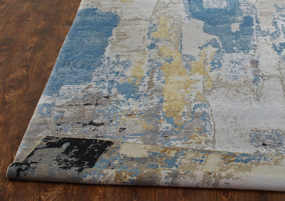 Modern Hand Knotted Rug Silk - KJN3050