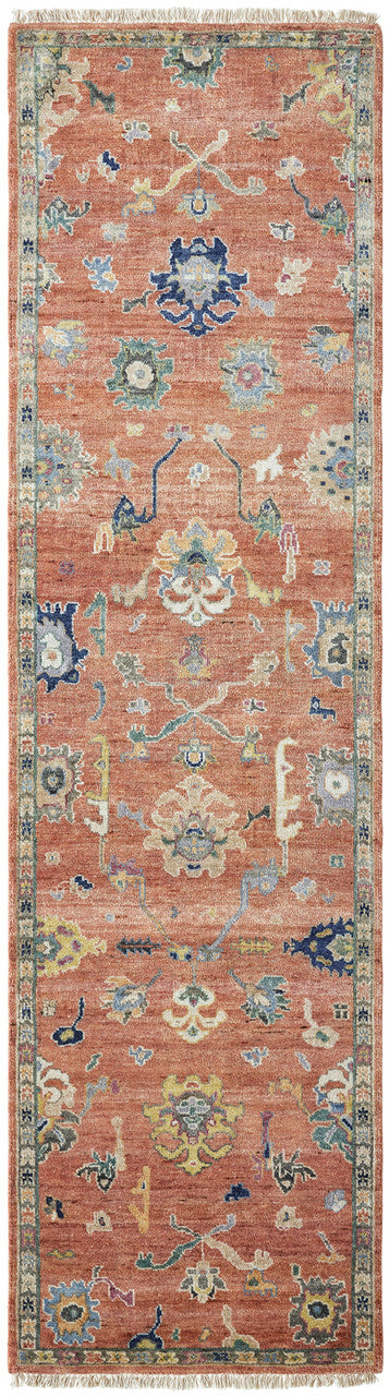 Transitional Hand Knotted Rug Wool & Silk - KAA9040
