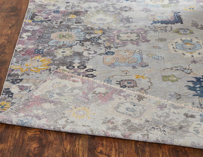 Transitional Hand Knotted Rug Wool & Silk - KCR9370