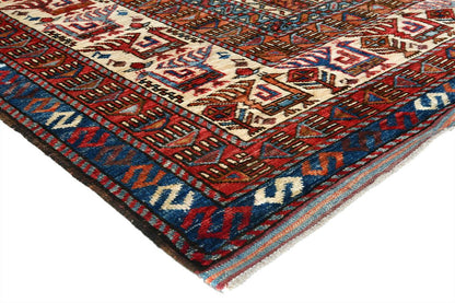 Tribal Nomad Vege Dye Wool Hand Knotted Rug 9'07''x12'03''  - AR92832
