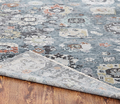 Transitional Hand Knotted Rug Wool & Silk - KCR9350
