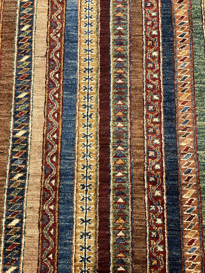 Tribal Nomad Vege Dye Wool Hand Knotted Rug 8'03''x10'02''  - AR79522