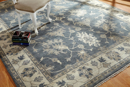 Transitional Hand Knotted Rug Wool - KUS1050