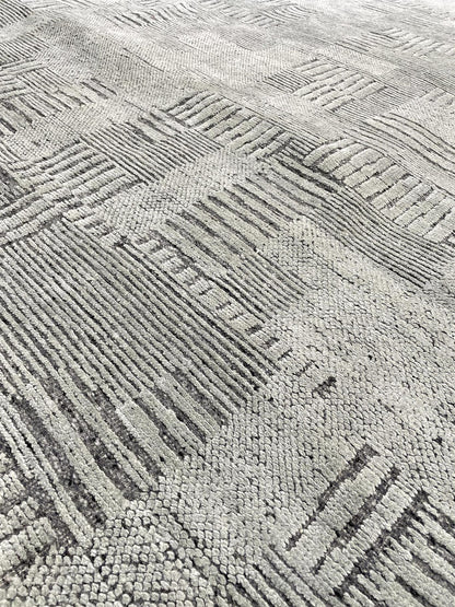 Fine Modern  Wool Hand Knotted Rug 9'01''x12'00''  - AR74629