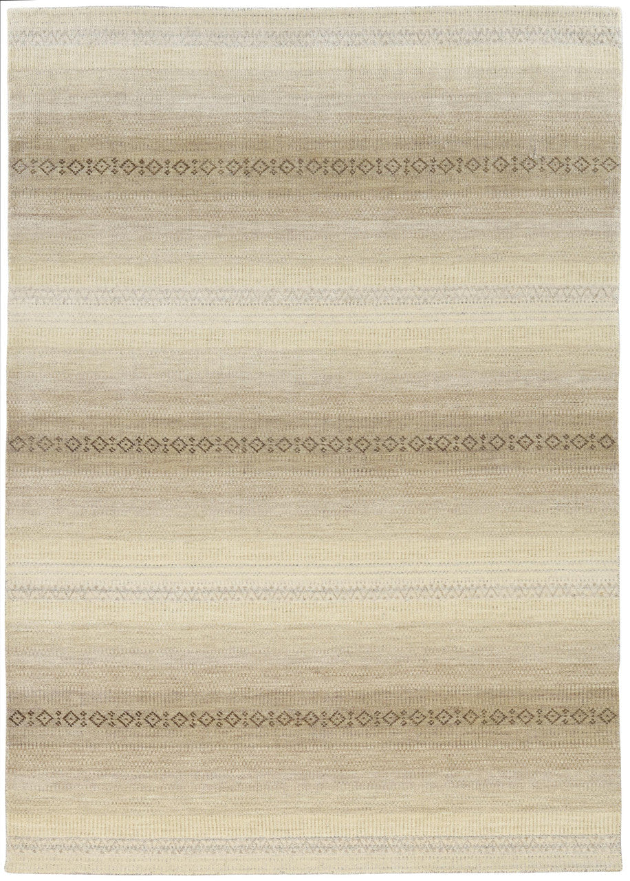 CONTEMPORARY HAND WOVEN RUG WOOL  -  WRU411BEIGE