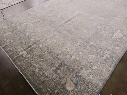 Ottoman Collection With Silk Handknotted Rug 7'11" X 10'02" -Art50214