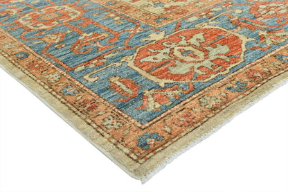 Tribal Nomad Vege Dye Wool Hand Knotted Rug 8'02''x9'11''  - AR92850