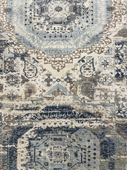 Farahan Mamluk Design Wool Hand Knotted Rug 2'06''x10'03''  - AR77589