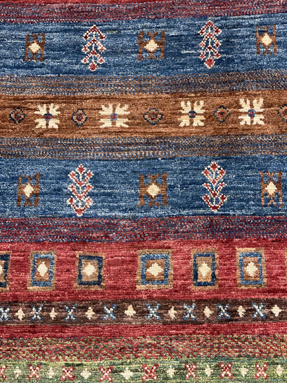 Tribal Nomad Vege Dye Wool Hand Knotted Rug 3'11''x5'09''  - AR77866