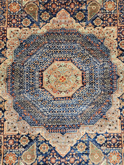 Farahan Mamluk Design Wool Hand Knotted Rug 4'08''x6'04''  - AR77022