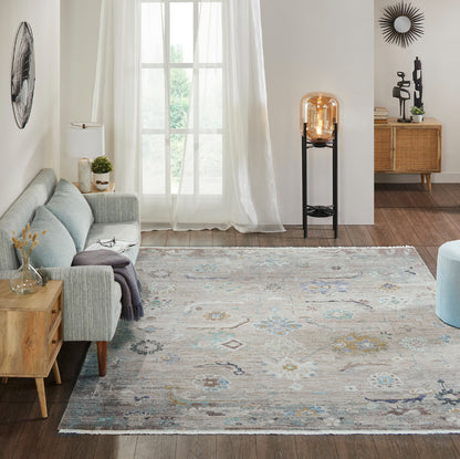 Transitional Hand Knotted Rug Wool & Silk - KAM10010