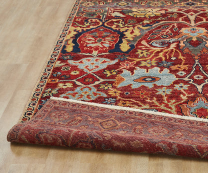 Transitional Hand Knotted Rug Wool & Silk - KAM10100