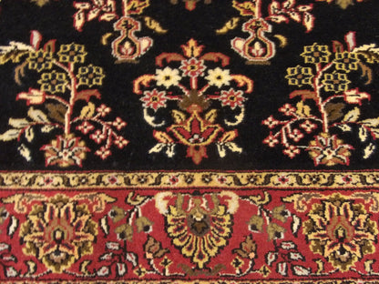 Fine Persian Sharookh rug border detail