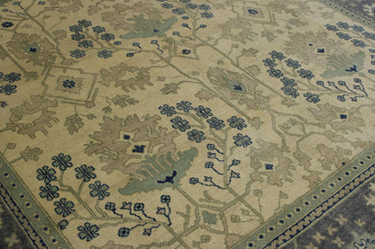 Back of Traditional Chobi hand-knotted rug