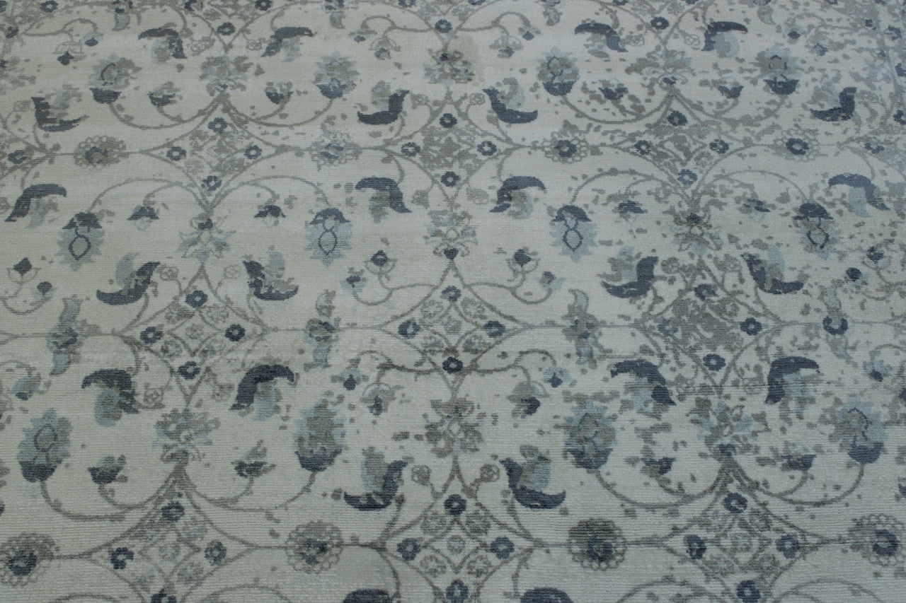 Modern Abstract Design rug corner detail