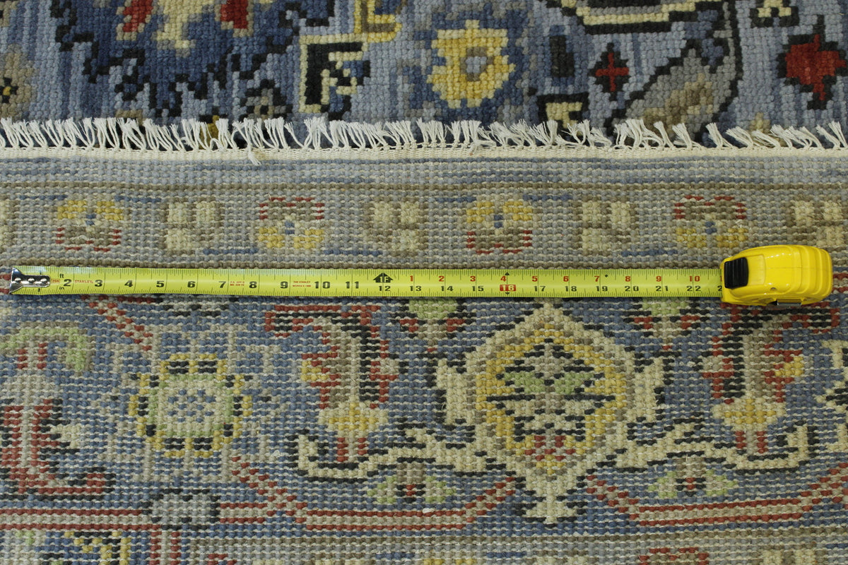 Oushak Colorful Ziegler pattern detail