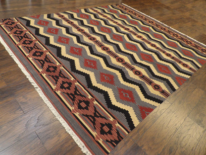 Full view of coastal beach rug