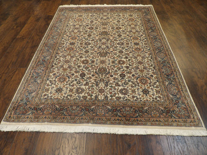 Kashan rug corner detail