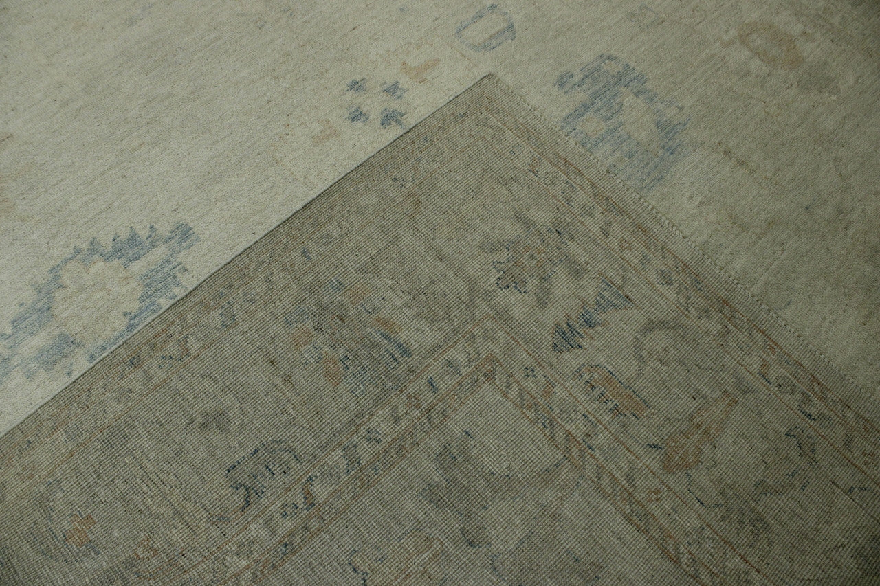 Oushak Wash Chobi pattern detail