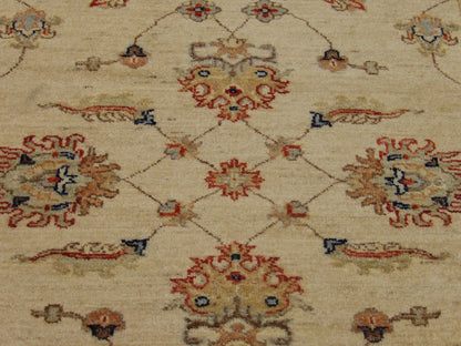 Back of Indo Chobi Natural Dye hand-knotted rug