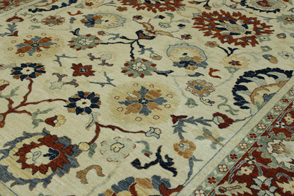 Full view of Tribal Fine Sherapi rug