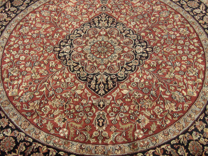 Back of Fine Persian Tabriz hand-knotted rug