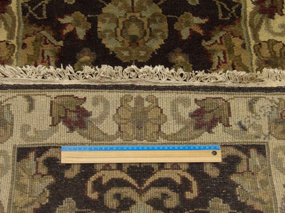 Brown & Beige Jaipur Kashan Thick Pile Antique Wash rug in room setting