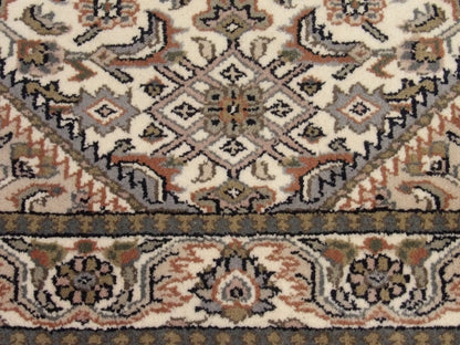 Back of Fine Persian Mir Herati hand-knotted rug