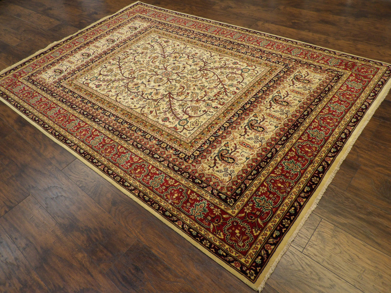 Full view of Fine Persian Haji Jalili rug
