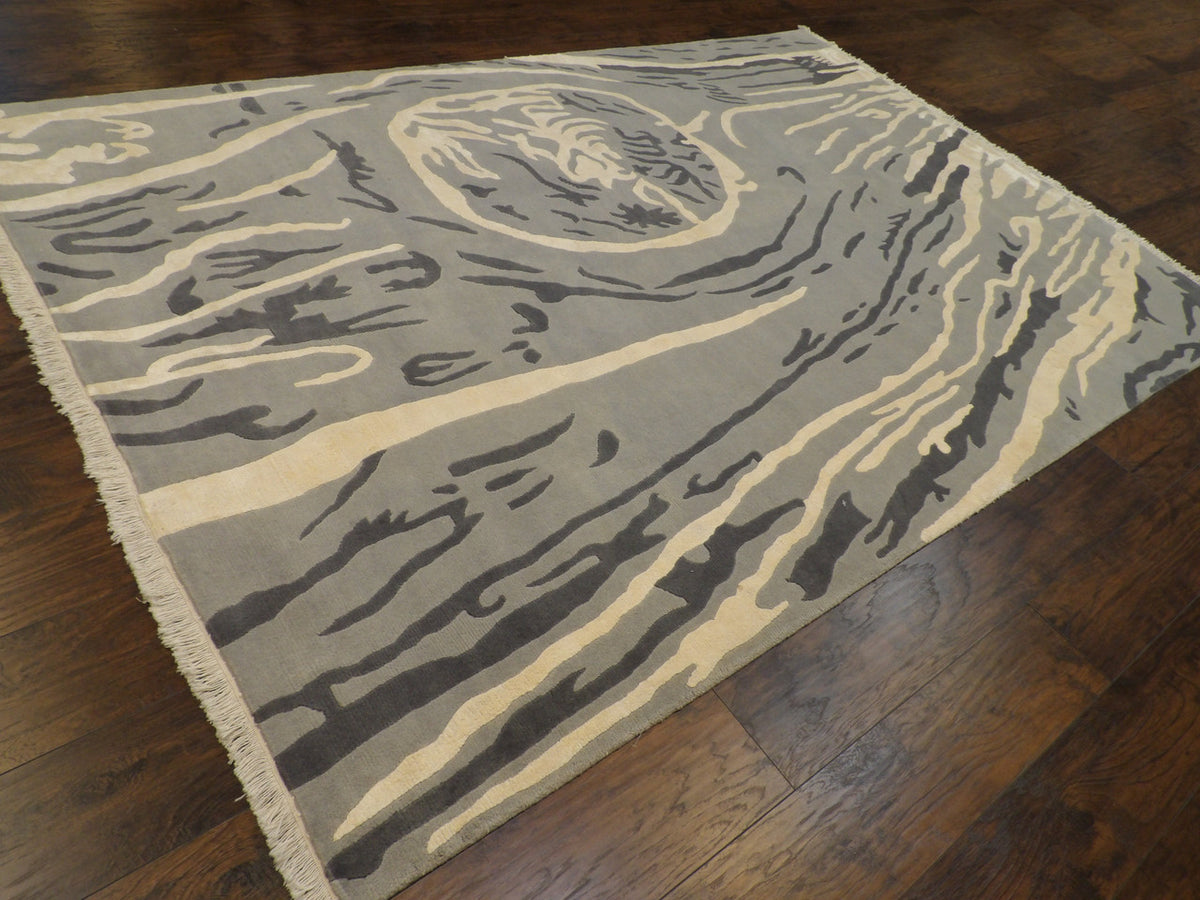 Full view of Modern Art Deco Design rug