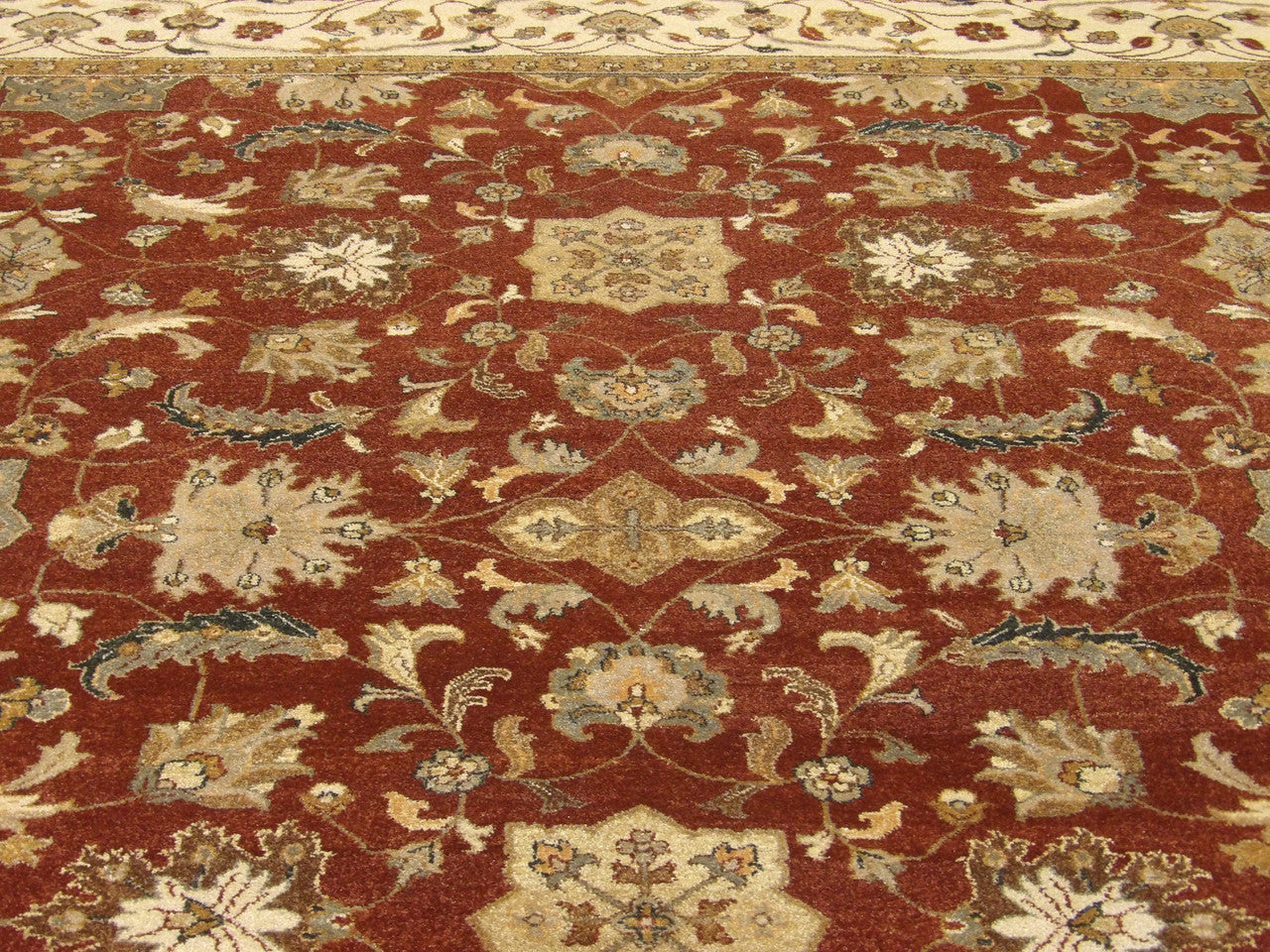 Chobie Oushak / Peshawar hand-knotted wool rug in Brown, 8'0" x 10'0", SKU w930