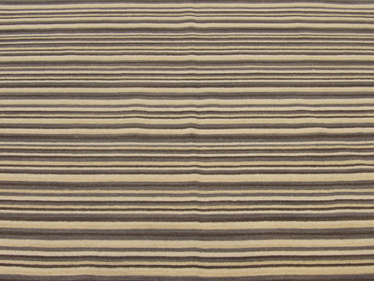 Coastal rug edge detail, blue and ivory