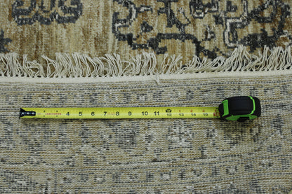 Natural Kerman Design Jute pattern detail