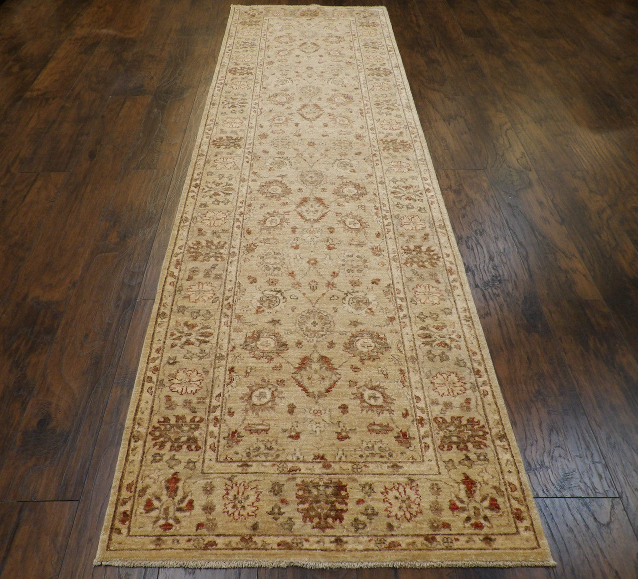 Oushak runner end detail
