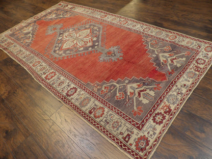 Antique Vintage Anatolian Khorasan pattern detail