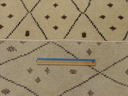 Full room view of Moroccan Tulu thick pile hand-knotted rug